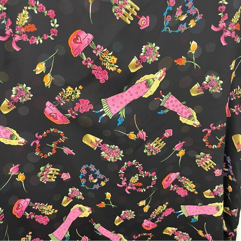 Vintage Impressions Flower & Polka Dot Layer Dress - Picture 3 of 14
